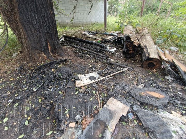 Пожар произошёл в Свердловске в квартале 50 лет Октября