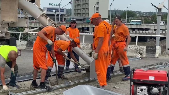 В Луганске начался ремонт на эстакаде возле ж/д вокзала: что московские строители планируют благоустроить