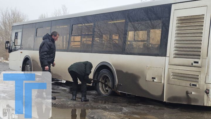 Рейсовый автобус в Краснодоне «cел на мель»: пострадавших среди пассажиров нет