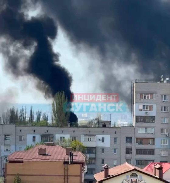 В центре Луганска прогремели взрывы, по городу, предположительно, ударили ракетами Storm Shadow