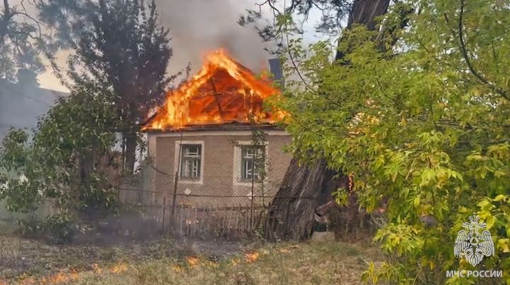 Территория ЛНР продолжает полыхать: вторые сутки не могут потушить пожар в одном из районов