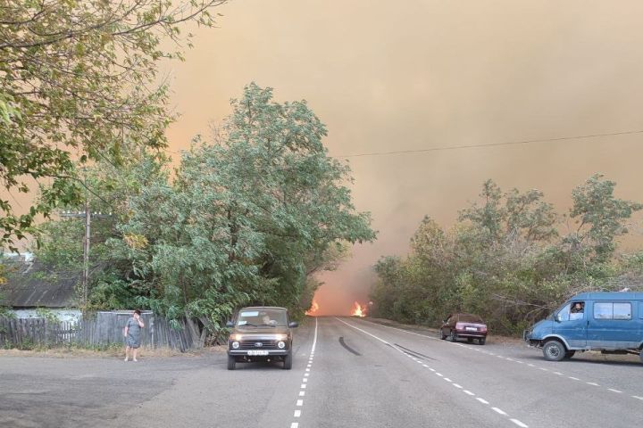 Ландшафтные пожары в Свердловском районе продолжают уничтожать жилые дома и ЛЭП, есть пострадавший