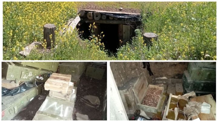 В Славяносербском районе нашли оружие и взрывчатые материалы