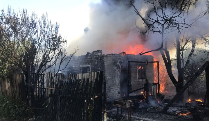 В Первомайске случился пожар