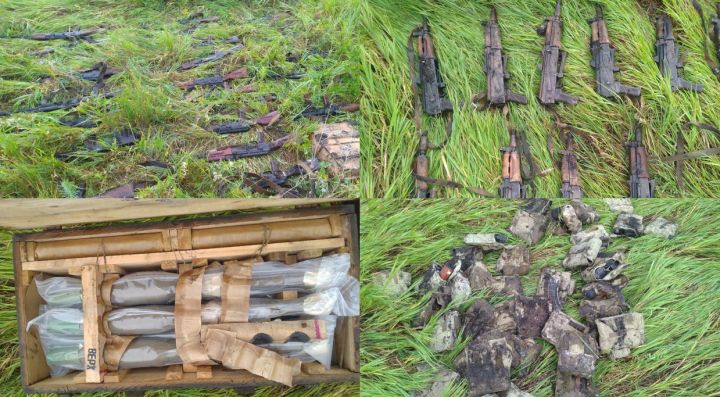 В Троицком районе нашли оружие и боеприпасы