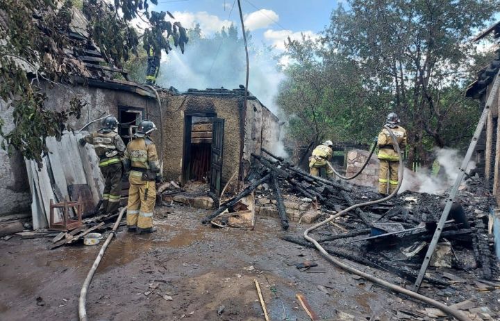 Житель Красного Луча получил ожоги, спасая внуков