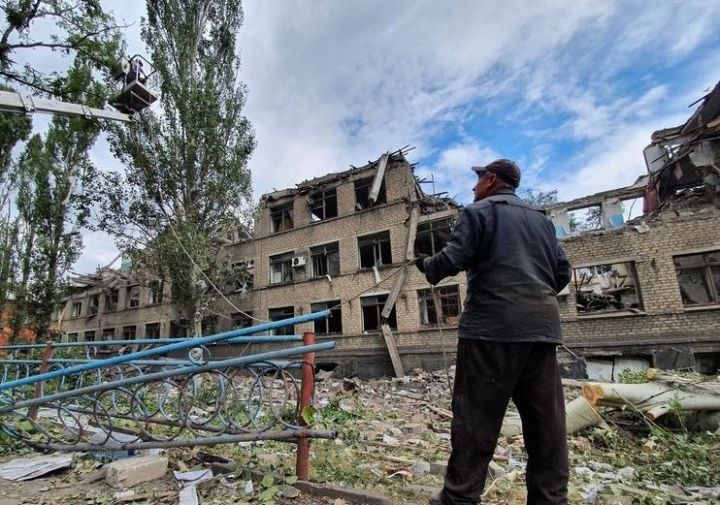 В Стаханове посчитали ущерб после удара ВСУ