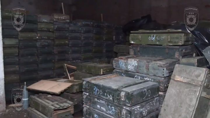 Найден склад ВФУ, полный иностранных боеприпасов