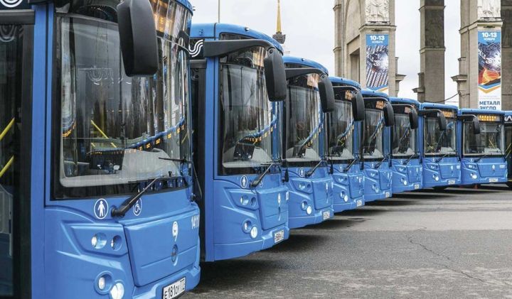 Луганский автопарк пополнился новыми автобусами с Москвы