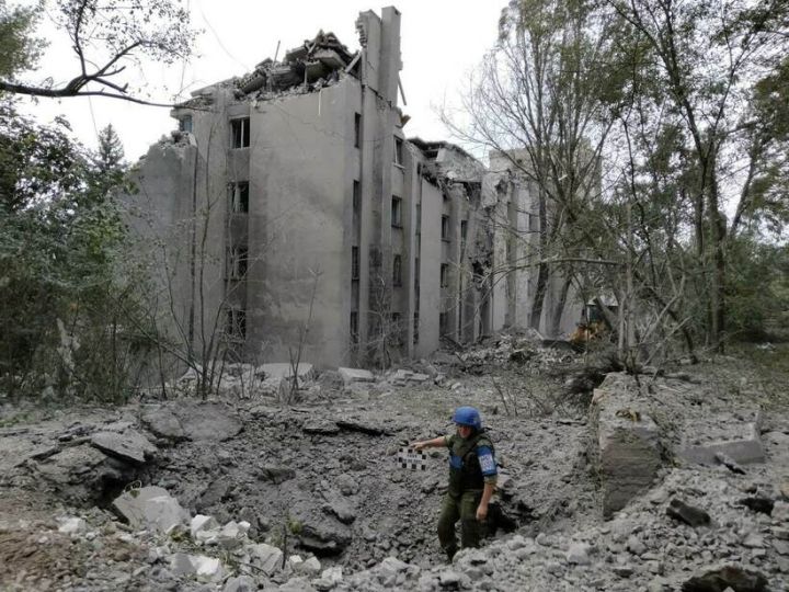 Зафиксированы последствия удара по Стаханову киевских силовиков