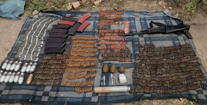 В Красном Луче найдено оружие и боеприпасы