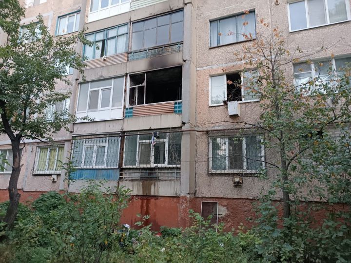 В Свердловске горела квартира в многоэтажном доме