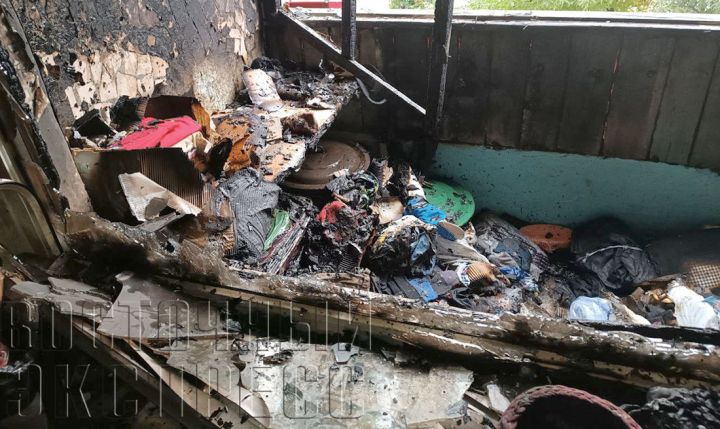 Из-за непотушенной сигареты в Свердловске пострадала квартира