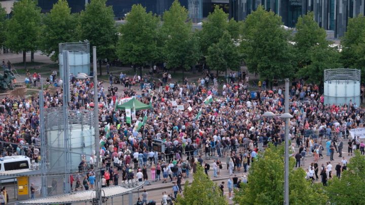 В Германии прошёл митинг против повышения цен