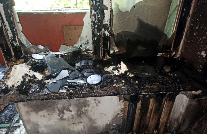 В квартире пожилой луганчанки случился пожар