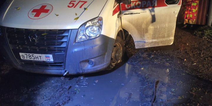 Спасатели помогли сотрудникам скорой помощи в посёлке Софиевский